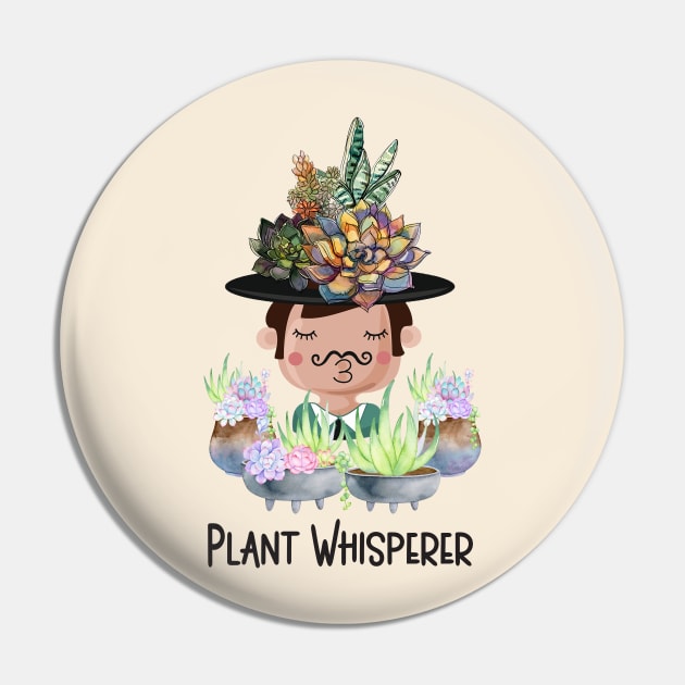 Plant Whisperer Pin by Athikan