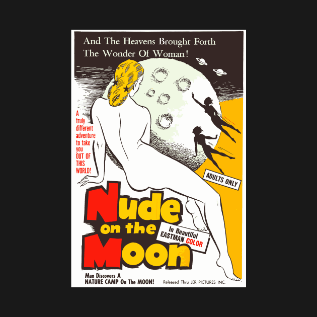 Nude On The Moon by eggparade