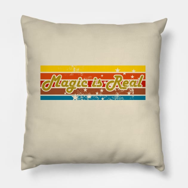 Magic is Real Pillow by focodesigns