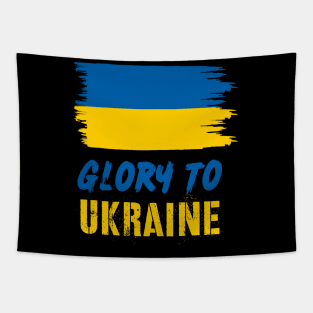 Glory To Ukraine Tapestry