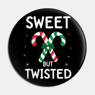 Sweet But Twisted Christmas Candy Stick Pin