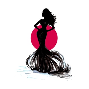 Silhouette of a girl T-Shirt