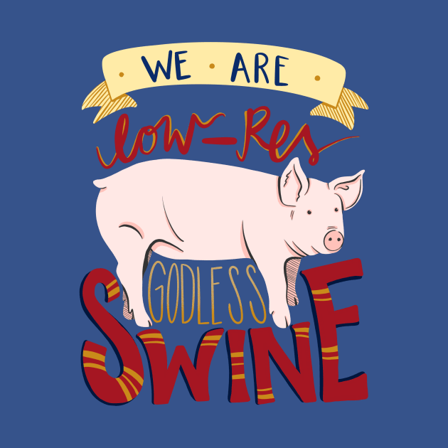 Low-Res Godless Swine by ElizabethCasper