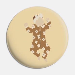 Abstract vector kids and baby Composition Pin