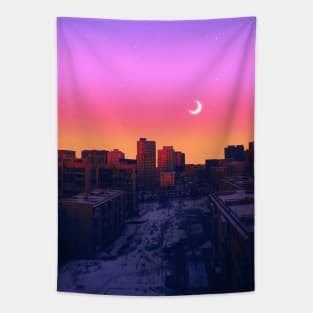 Moon City Tapestry