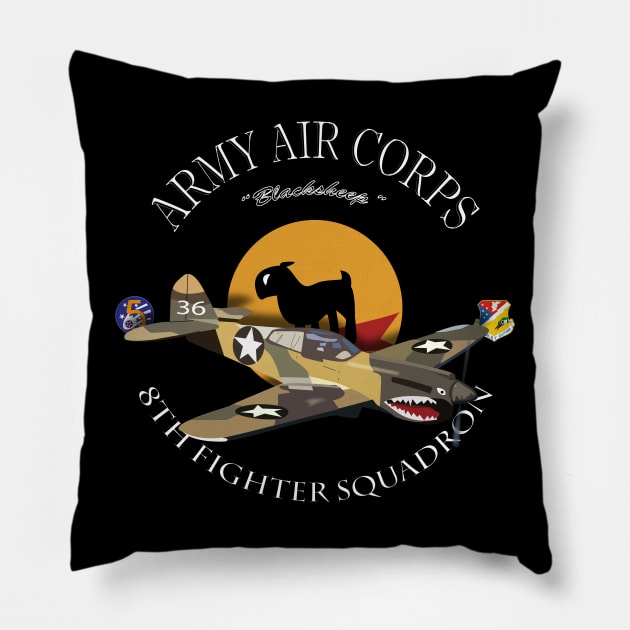 p-40 warhawk-49fg - 8th Fighter Squadron wo Bak Pillow by twix123844