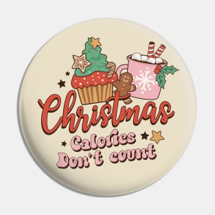 Christmas Calories Don't Count Pin