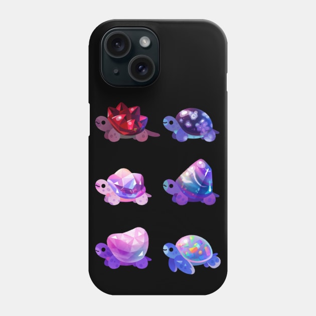 Jewel turtle Phone Case by pikaole