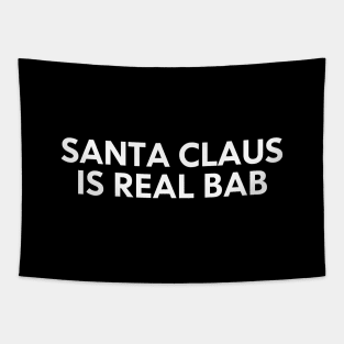 Santa Claus Is Real Bab Tapestry