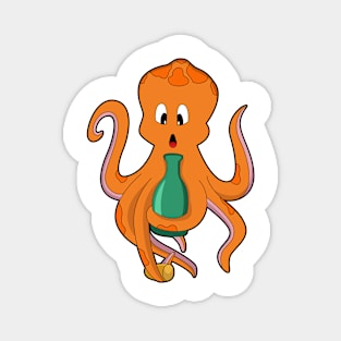 Octopus with Bottle Magnet