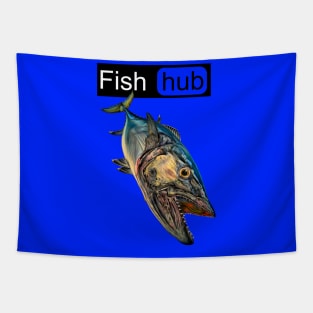 Fish hub dogtooth tuna Tapestry