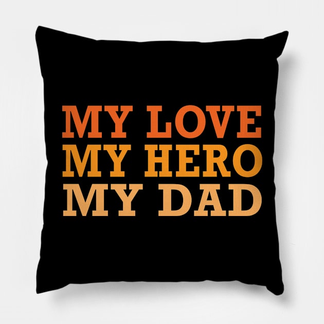 Fathers day gift idea Pillow by vpdesigns