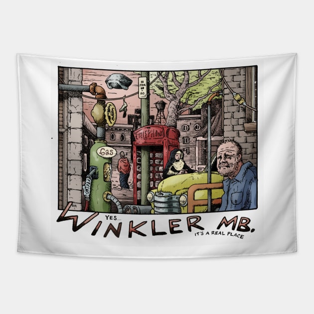 Winkler, Manitoba Tapestry by Froobius