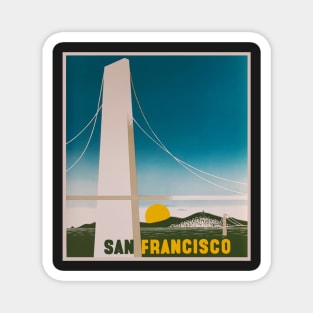 San Francisco Vintage Style Magnet