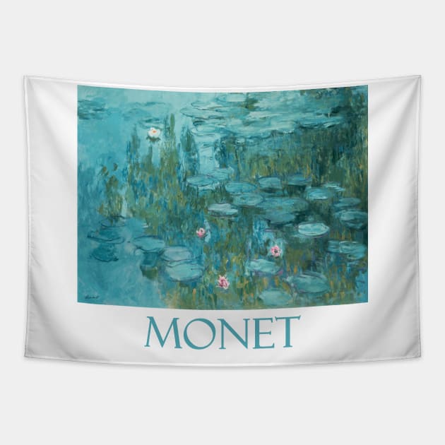 Water Lily Pond (1915) by Claude Monet Tapestry by Naves