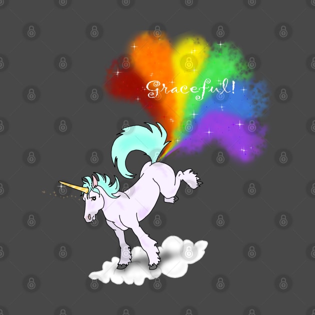 Unicorn Graceful Fart by Fickle and Fancy