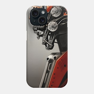 Moto chopper from the future №0024 Phone Case