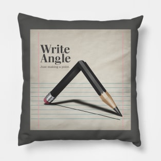 Write Angle Pillow