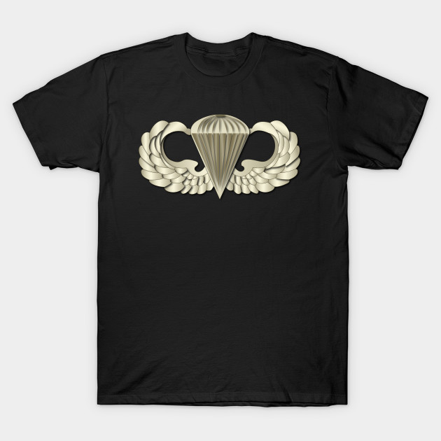 US Army Master 1 Combat Jump Wings Military T-Shirt 100/% Cotton Black