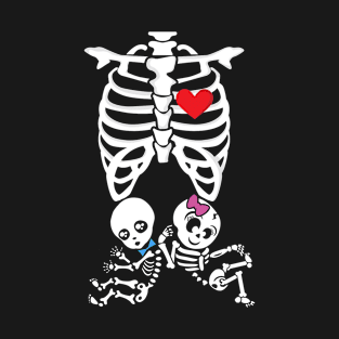 Pregnancy Baby Skeleton Twins Set 2 Skeleton Essential T-Shirt