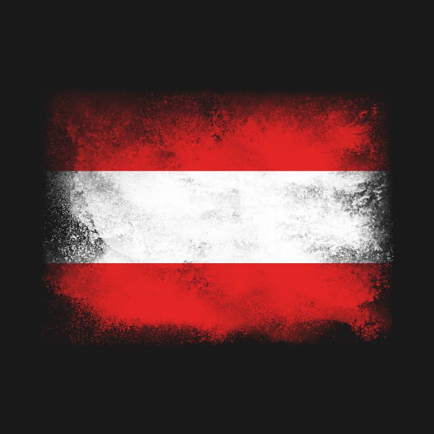 Austria Flag by psychoshadow