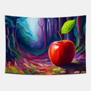 Apple in Forest Tapestry