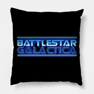 Battlestar Galactica - Chrome Logo Pillow