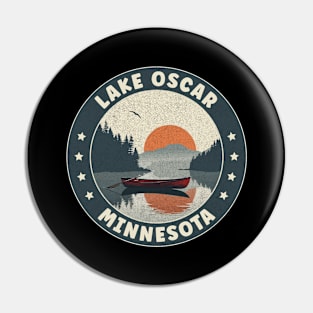 Lake Oscar Minnesota Sunset Pin