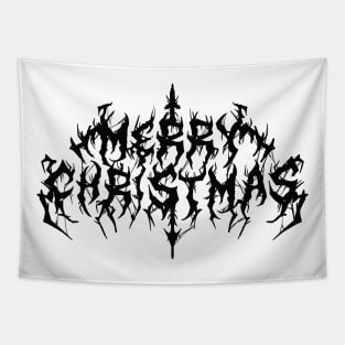 Black Metal Christmas Tapestry