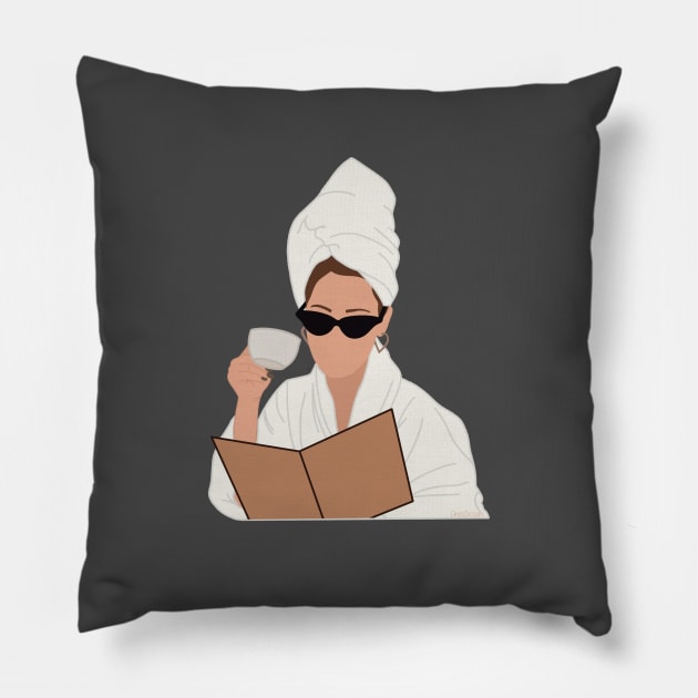 Glam Girl 2 Pillow by morgananjos