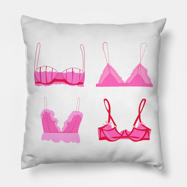 Pretty in Pink Pillow by Jesmyne1