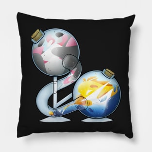 Demigirl And Aroace Pride Potion Pillow