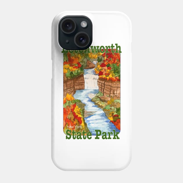 Letchworth State Park, New York Phone Case by MMcBuck