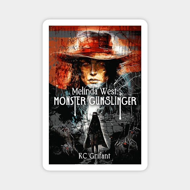 Melinda West Monster Gunslinger Magnet by Brigids Gate Press