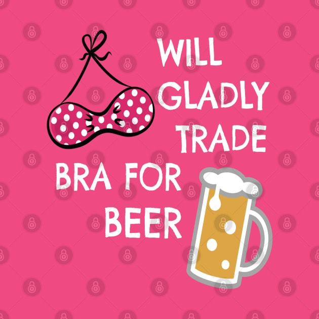 Funny Drinking Woman Beer Lover by MedleyDesigns67