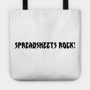 Spreadsheets Rock Tote