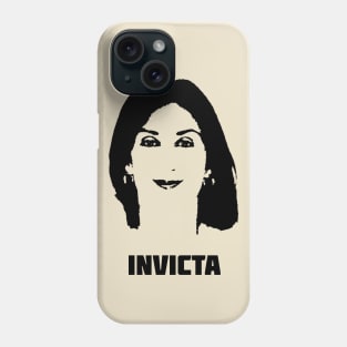 Daphne Caruana Galizia - Invicta Phone Case