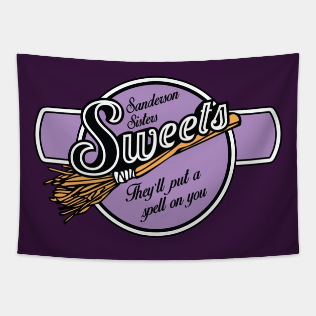 Sanderson Sister Sweets Tapestry by ryandraws_stuff