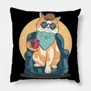 Cat chilling out Pillow