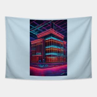 Neon hospital Tapestry