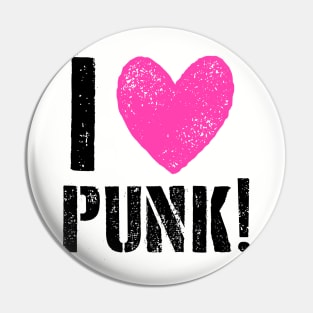 I LOVE PUNK! Pin