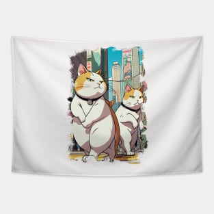 A Twin Cat Tapestry