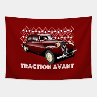 Traction Avant transparent illustration Tapestry