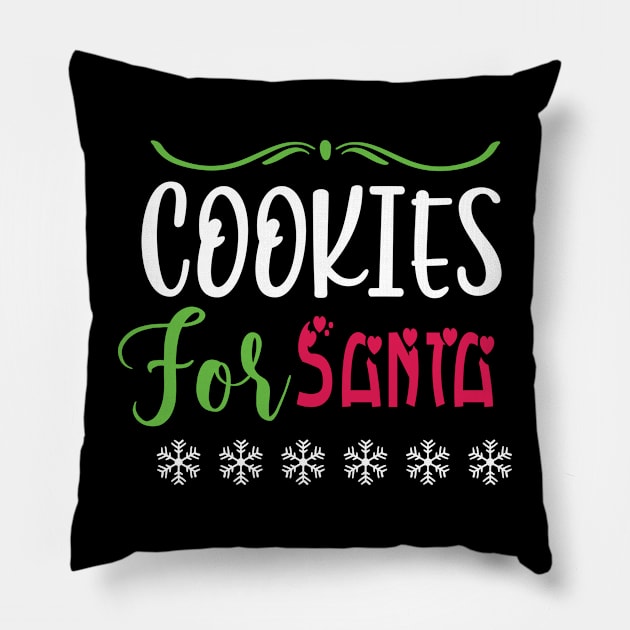 Cookies For Santa Pillow by bob2ben