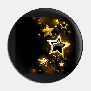 Shiny Gold Star ( Golden Stars ) Pin