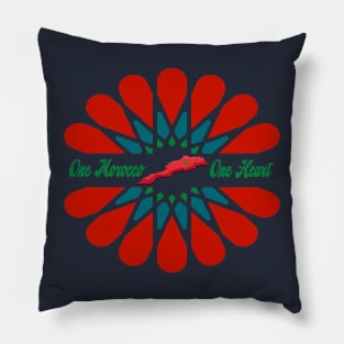 One Morocco One Heart Singular Spirit: One Heart, One Morocco Pillow