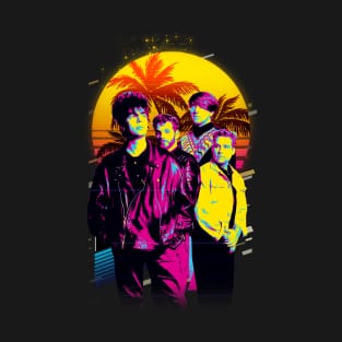 Echo And The Bunnymen Post-Punk Visions In Photographic Moments T-Shirt