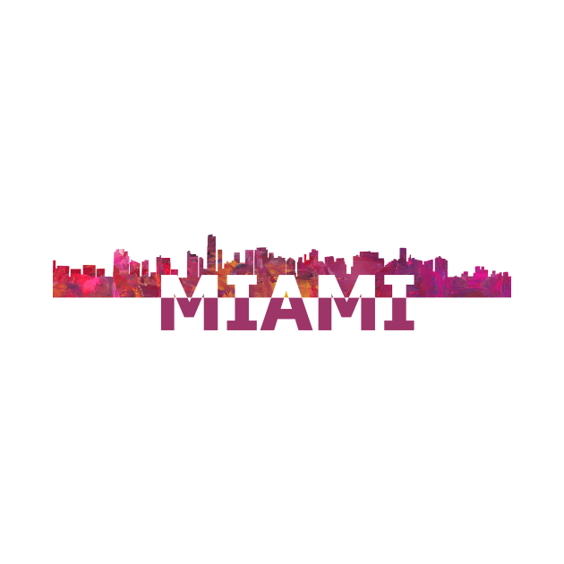 Miami Skyline by artshop77