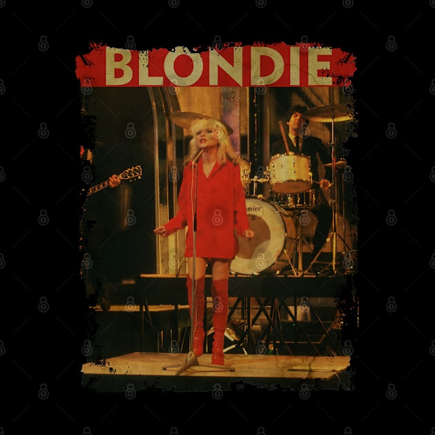 TEXTURE ART- Blondie Concert - RETRO STYLE by ZiziVintage