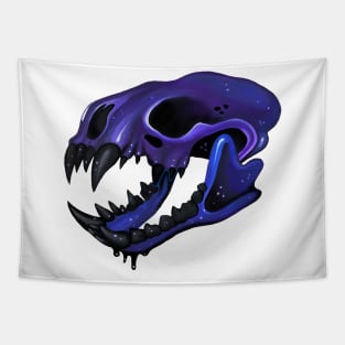 Mink Skull Tapestry